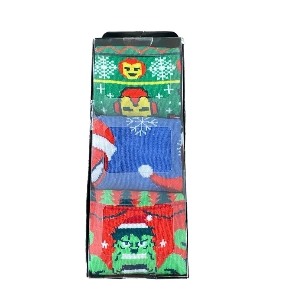 Marvel 3 Pair Crew Socks